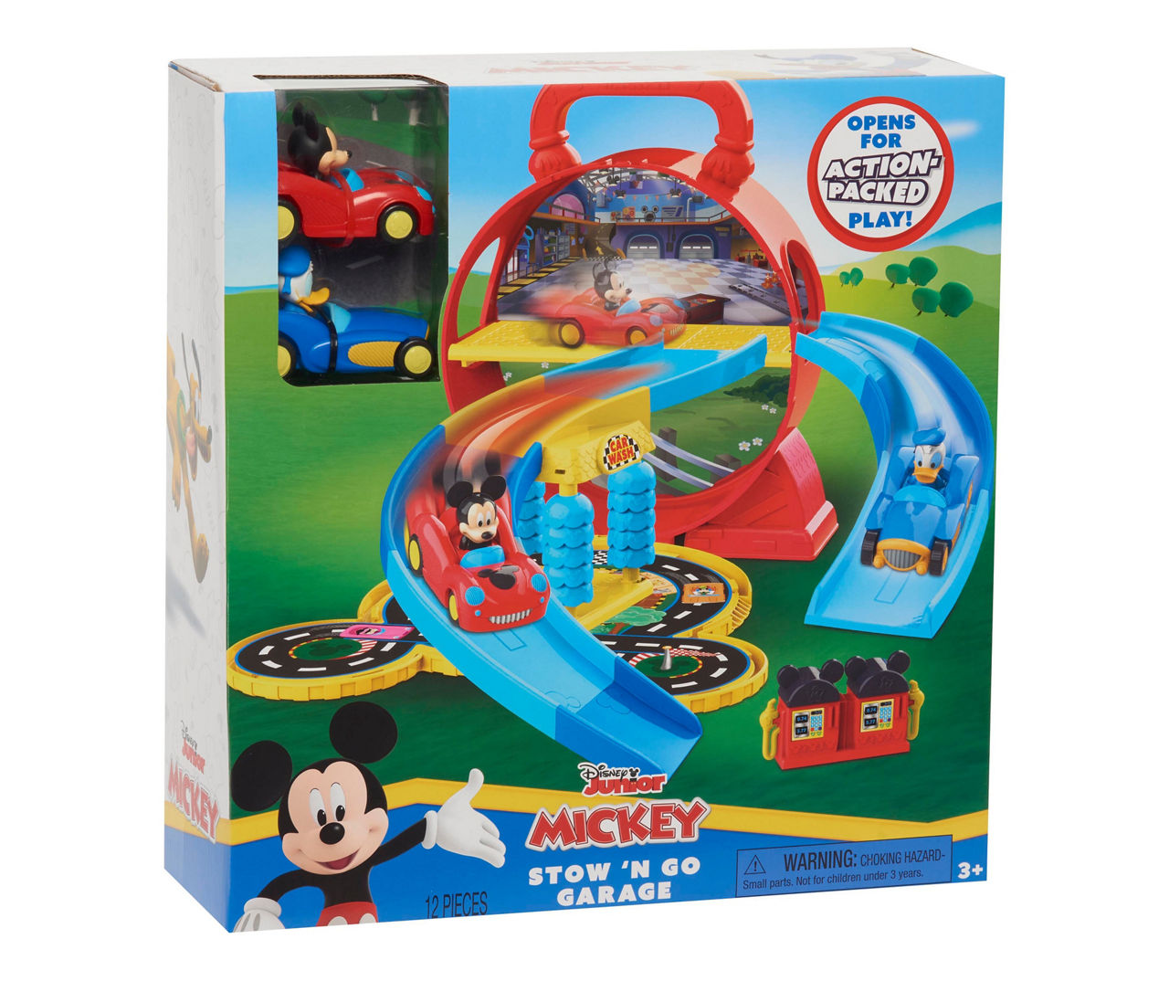 Disney Junior Mickey Mouse Stow 'N Go Playset