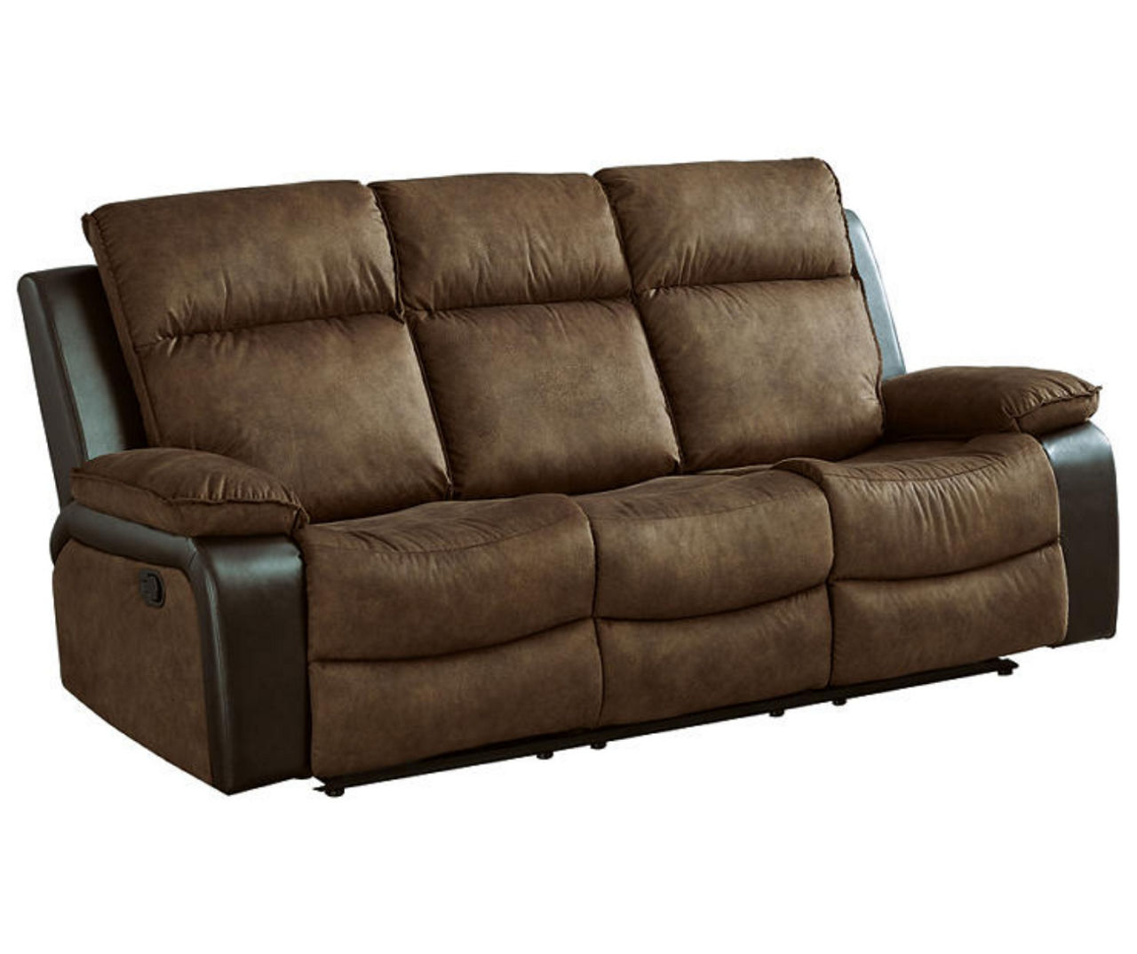 Big lots deals brown leather couch