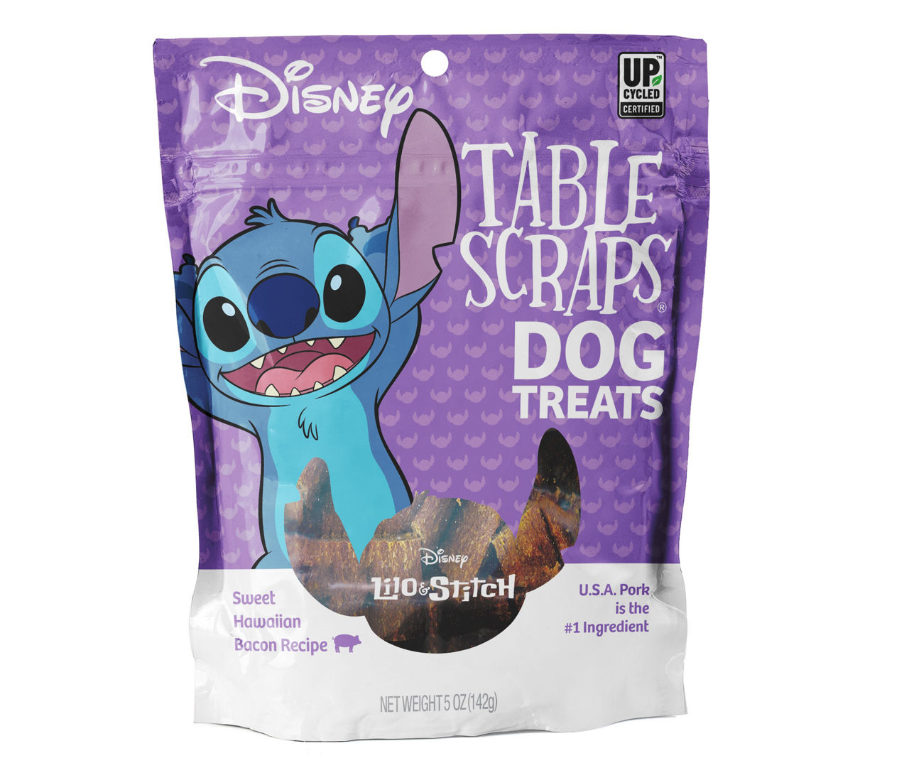 Table Scraps Lilo & Stitch Sweet Hawaiian Bacon Upcycled Jerky Dog Treats, 5 oz.