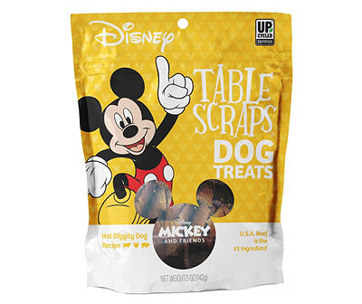 Table Scraps Mickey Mouse Hot Diggity Dog Upcycled Jerky Dog Treats, 5 oz.