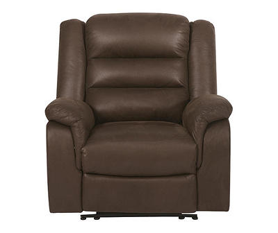 Welota Brown Faux Leather Recliner