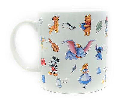 Disney 100 Heritage Multi-Character Ceramic Mug, 20 oz.