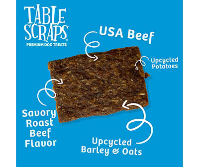 Table Scraps The Lion King Roast Beef Upcycled Jerky Dog Treats, 5 oz.