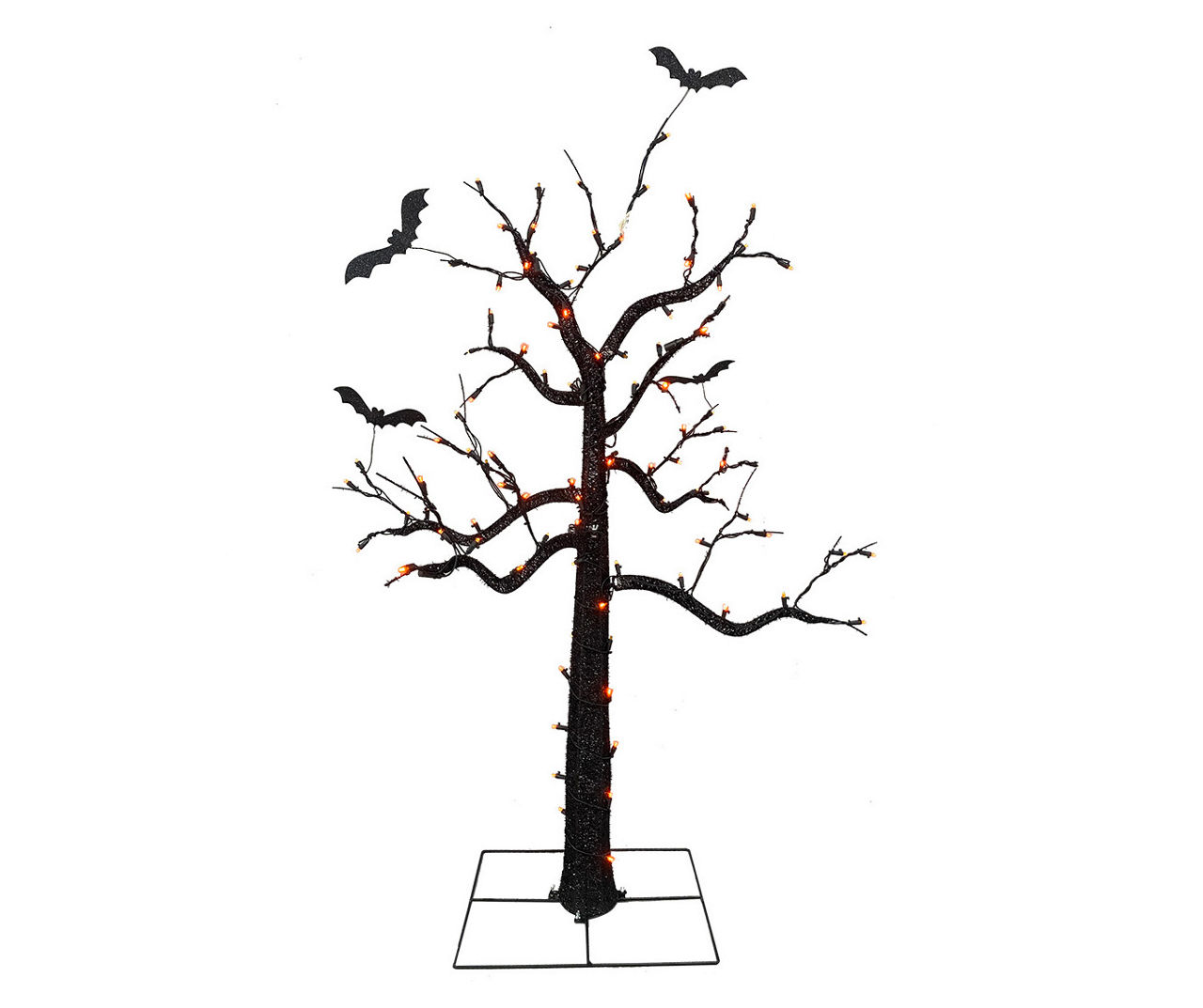 5' Twinkle LED Spooky Tree with Bats | Big Lots