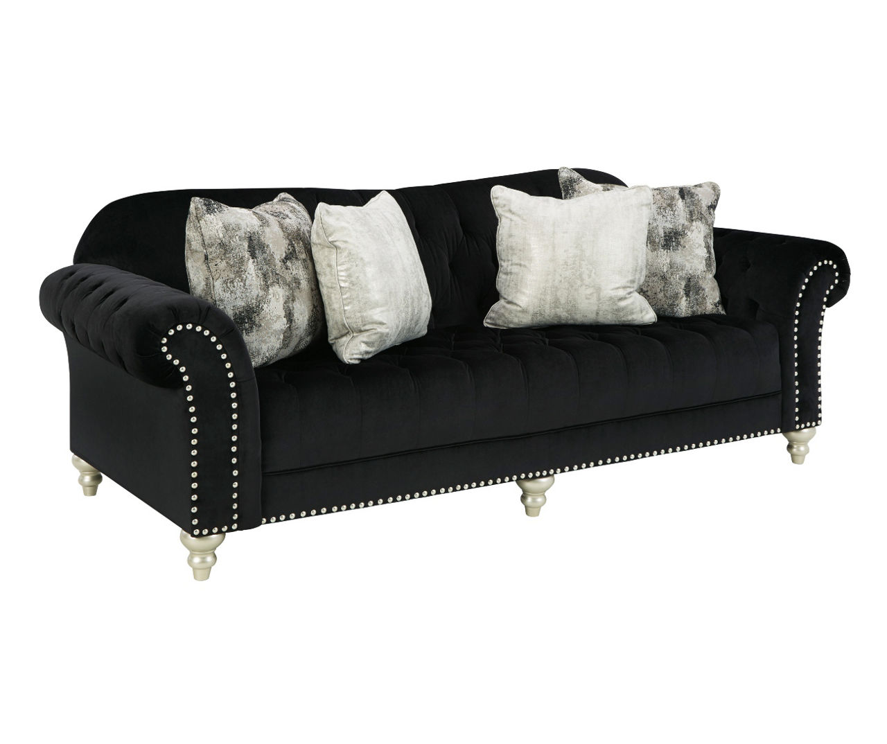 Big lots deals black sofa