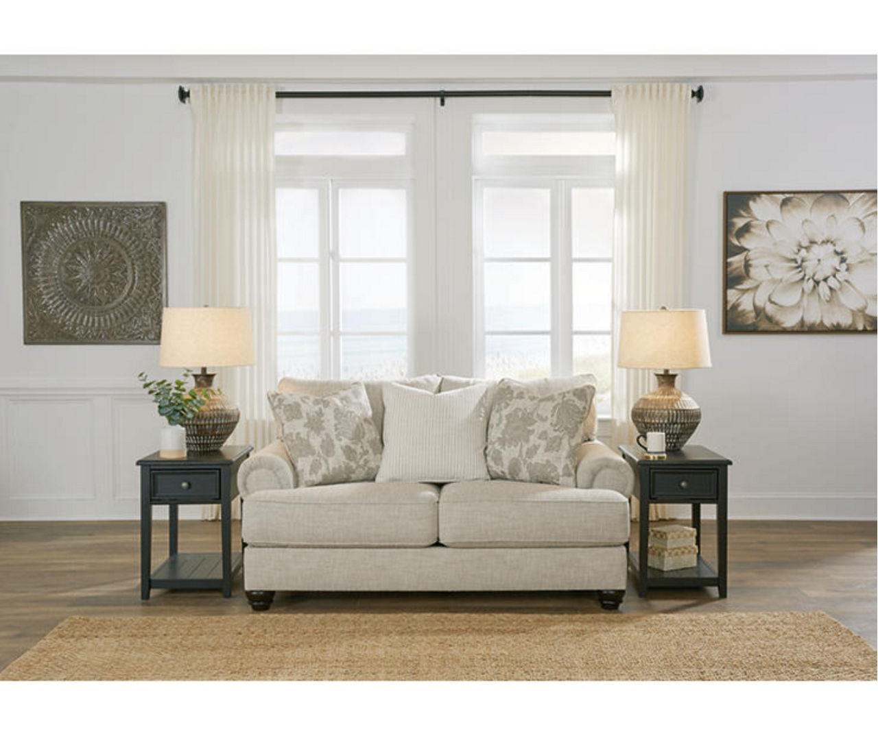 Asanti Gray Loveseat