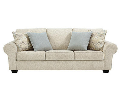 Haisley Ivory Queen Sleeper Sofa