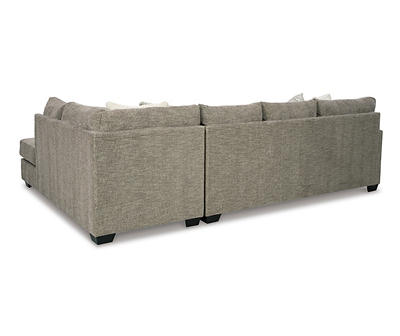 Signature Design By Ashley Creswell Gray Sectional with Right-Facing Chaise