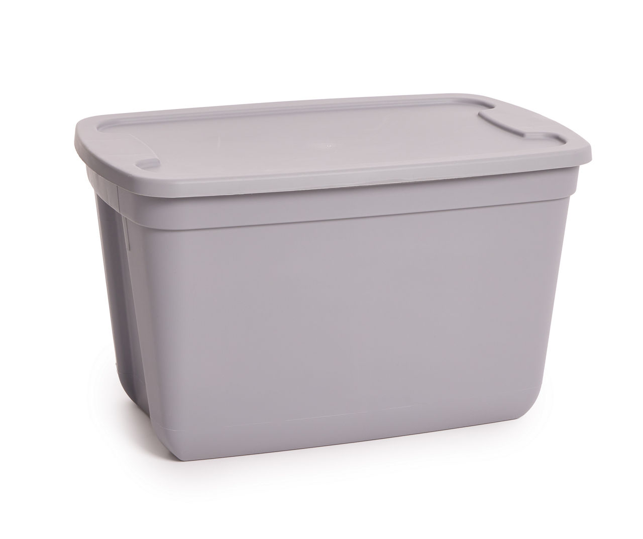 Two Large 20 Gallon Storage Boxes Clear Plastic Totes Locking Lids