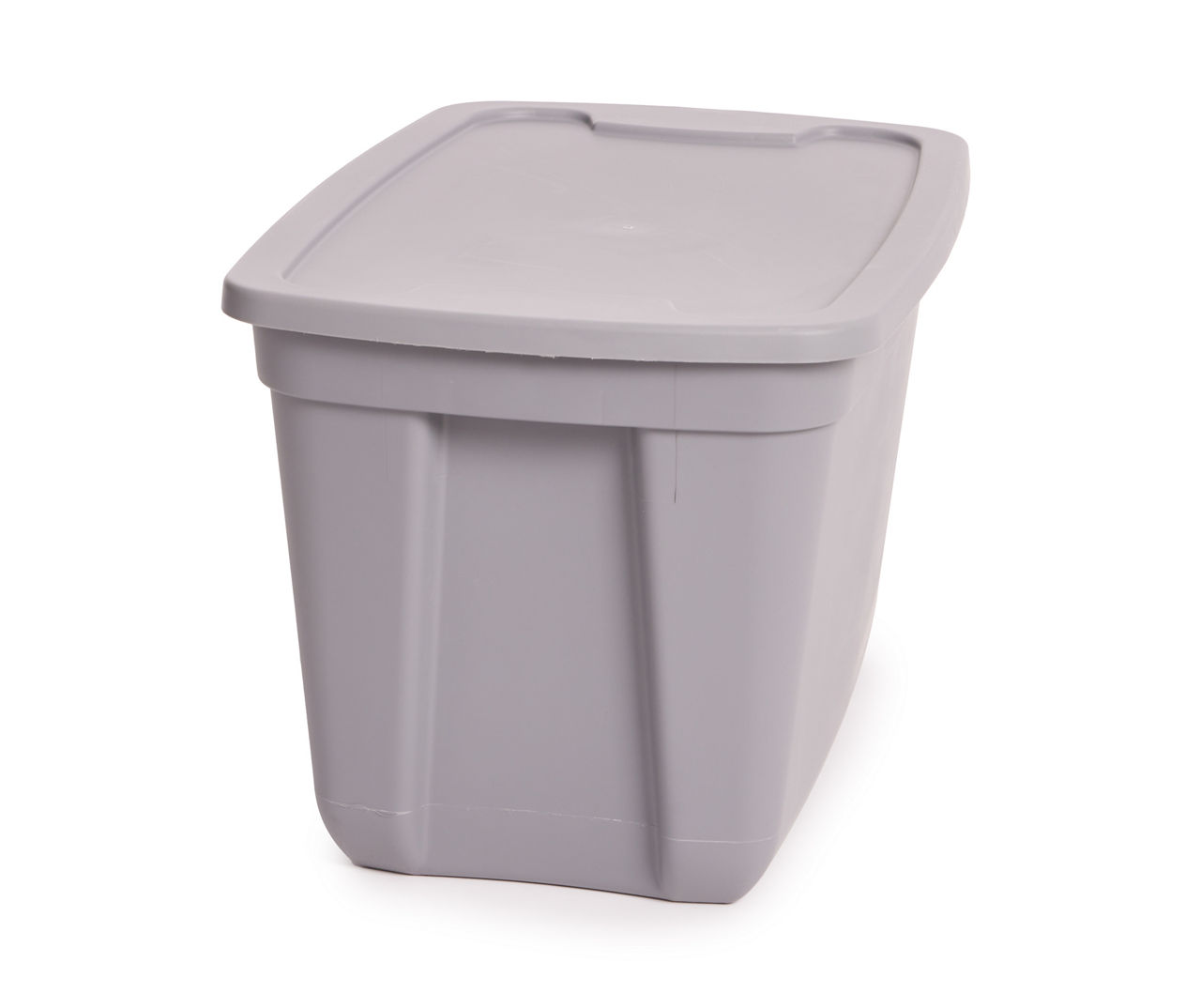 Two Large 20 Gallon Storage Boxes Clear Plastic Totes Locking Lids