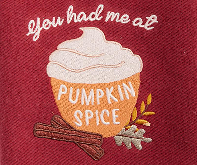 "You Had Me At Pumpkin Spice" Red Latte Kitchen Towel