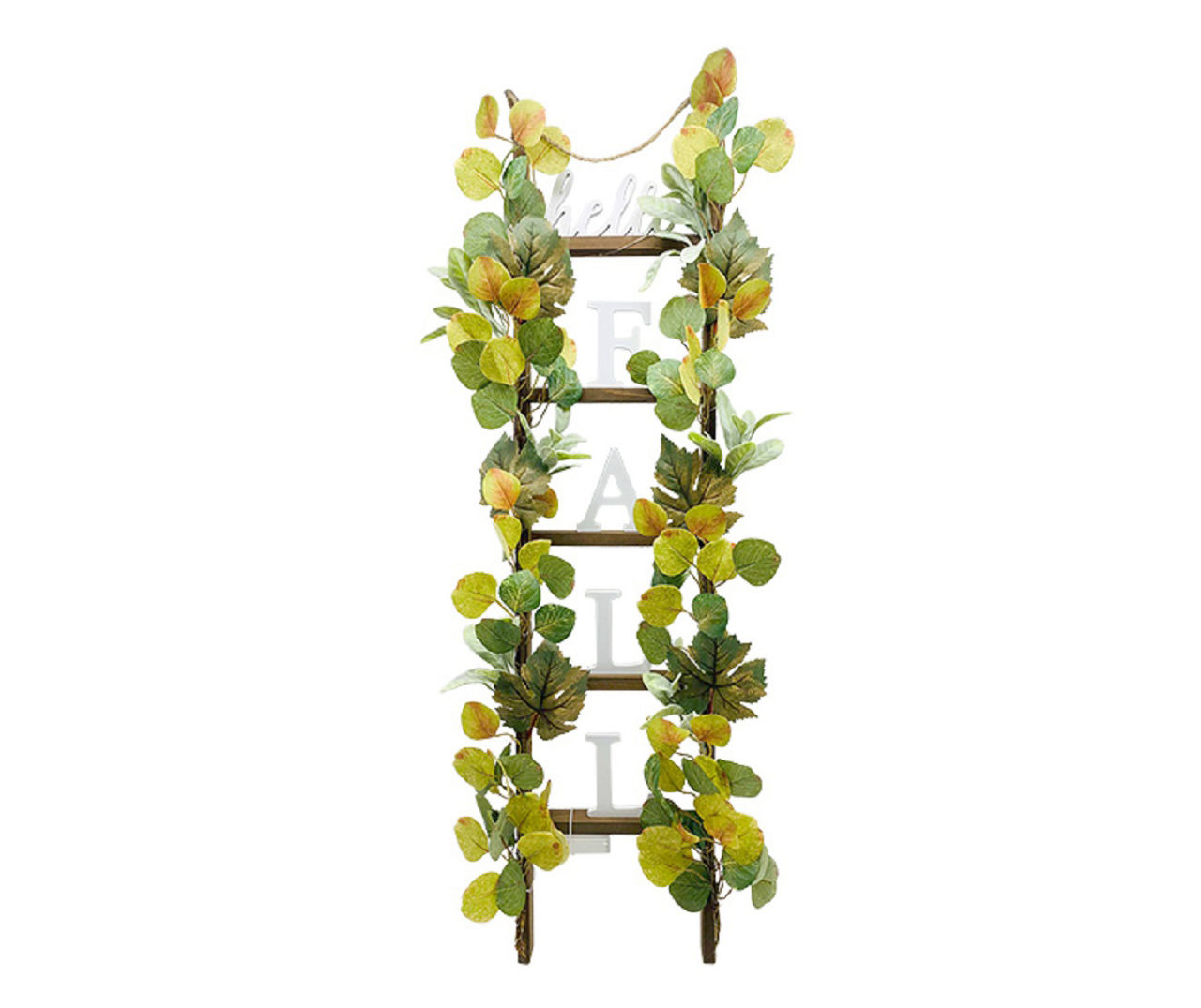 Greenery Edison Bulb Hanging Ladder — Hello Wildflower