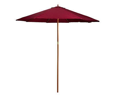 Northlight 8.5' Market Wood Patio Umbrella