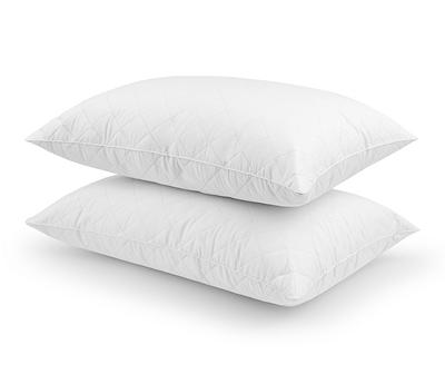 Adjustable Comfort Quilted Memory Foam Cluster Standard Pillows, 2-Pack