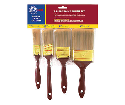 Deluxe Craft Caliber 4-Piece Paint Brush Set