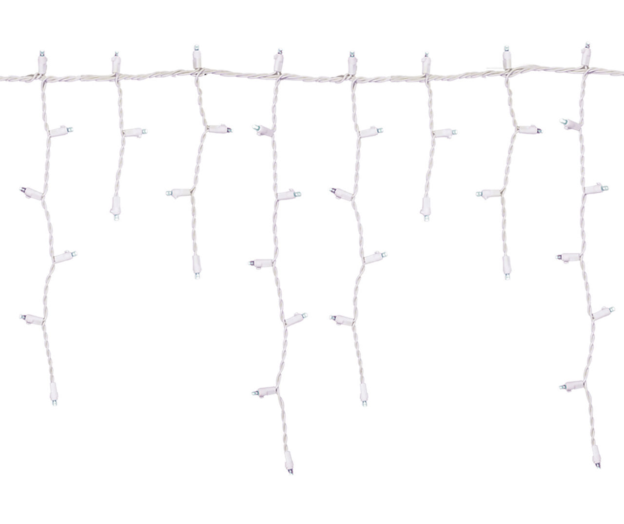 Winter Wonder Lane EZIlluminations Sync Cool White LED Icicle Light