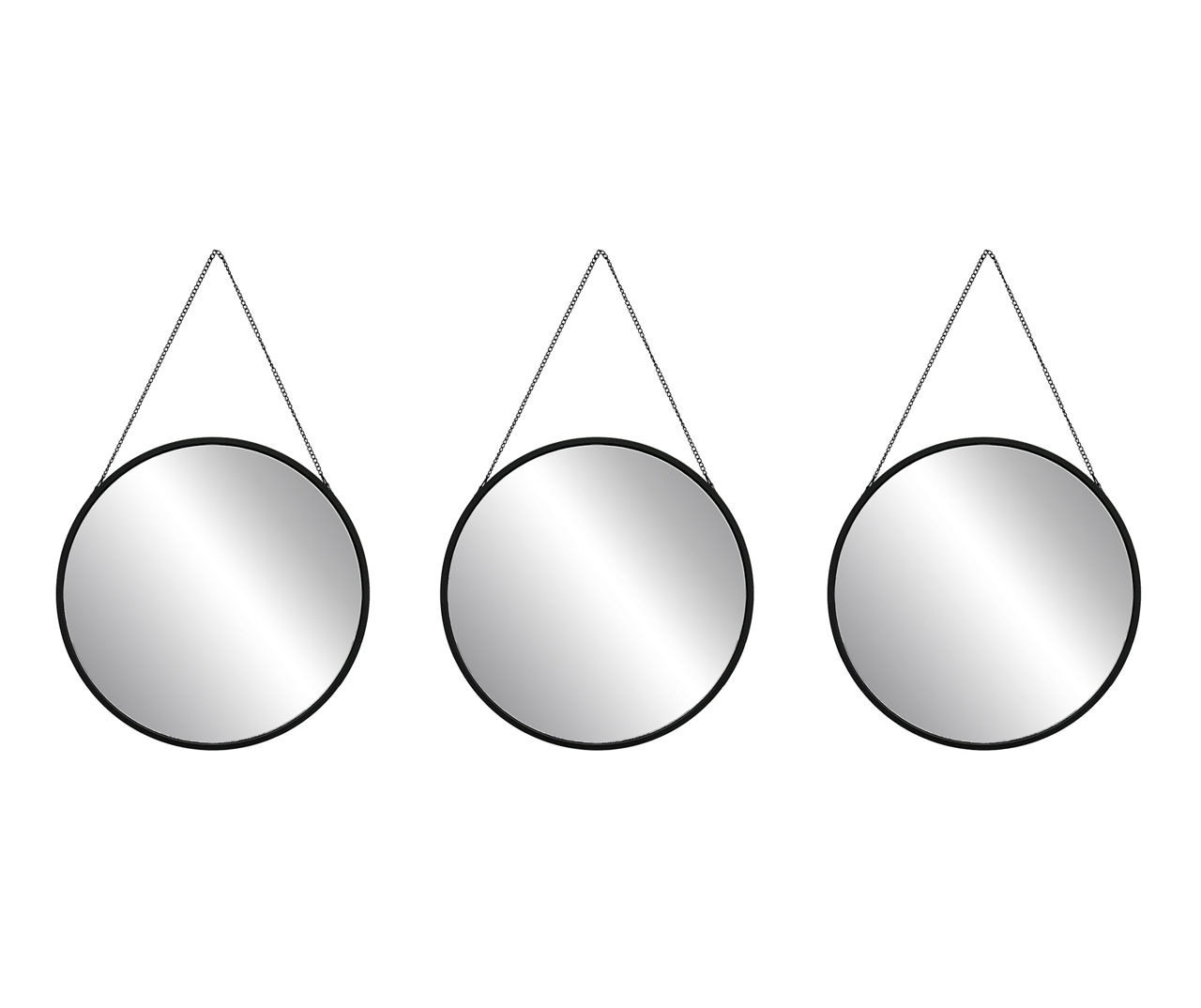 Black Frame Round Mirrors, 3Pack Big Lots