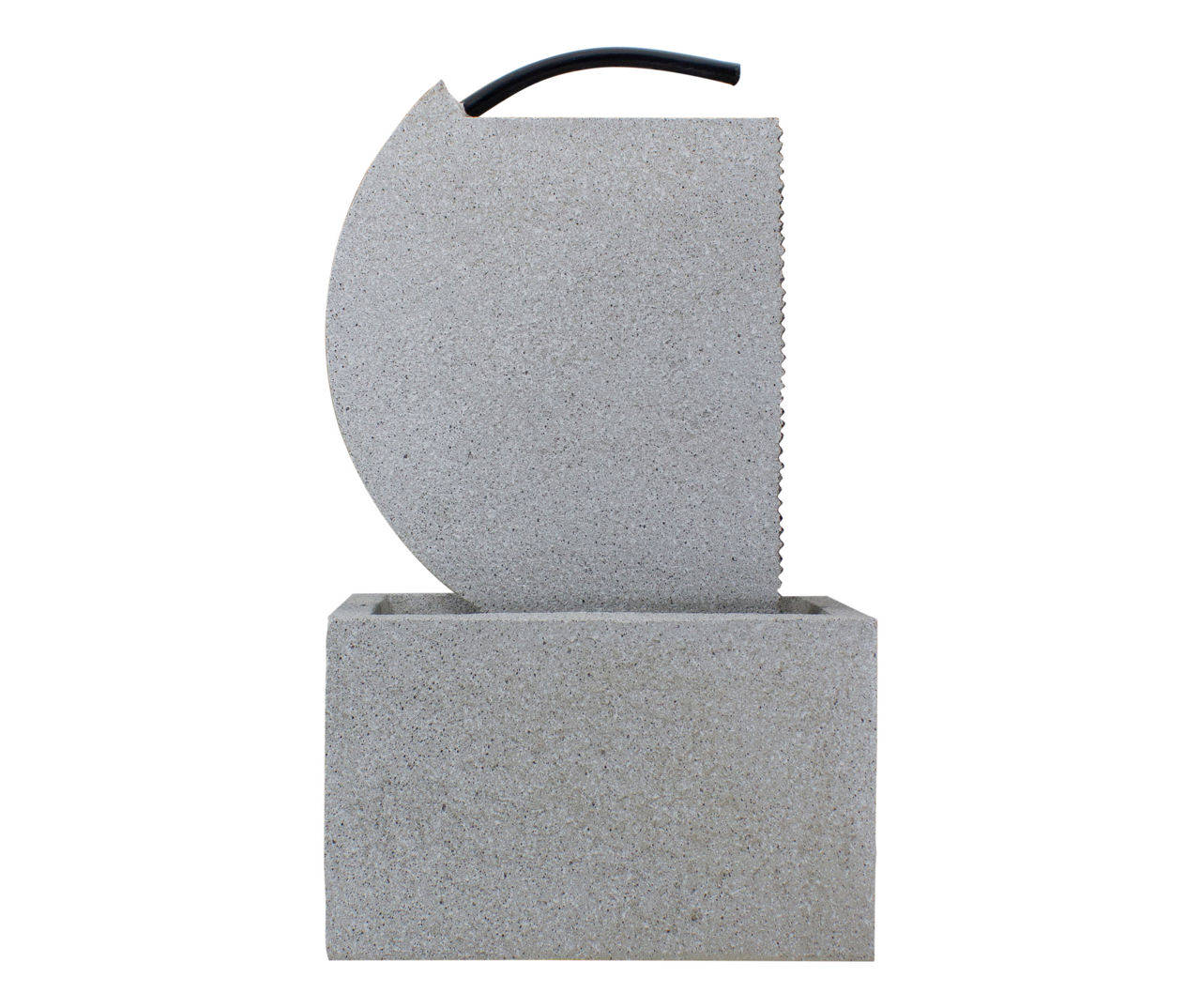 20" Half Moon Modern Rainfall LED Water Fountain