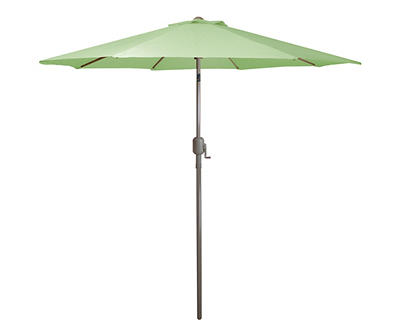 9' Sage Green Crank & Tilt Market Patio Umbrella