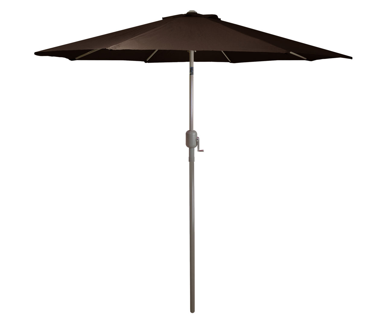 9' Brown Crank & Tilt Market Patio Umbrella
