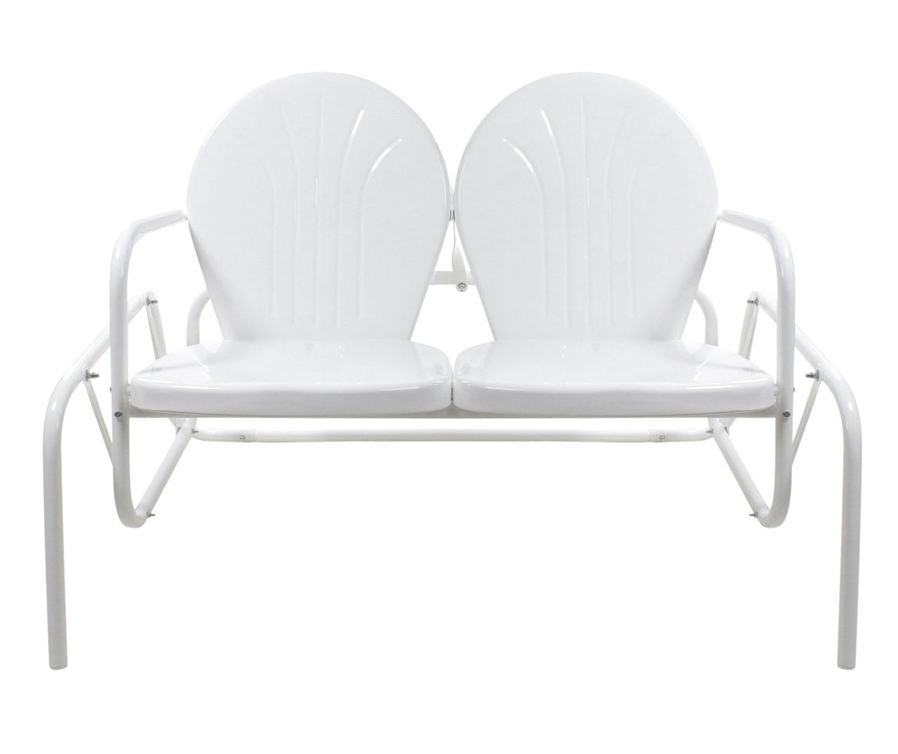 Northlight Northlight Retro Tulip Metal Patio Glider Loveseat Big Lots