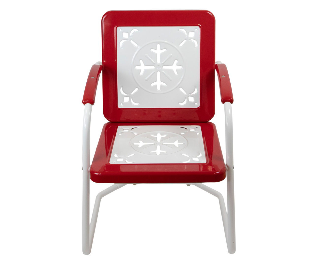 Northlight Northlight Retro Tulip Square Metal Patio Armchair Big Lots