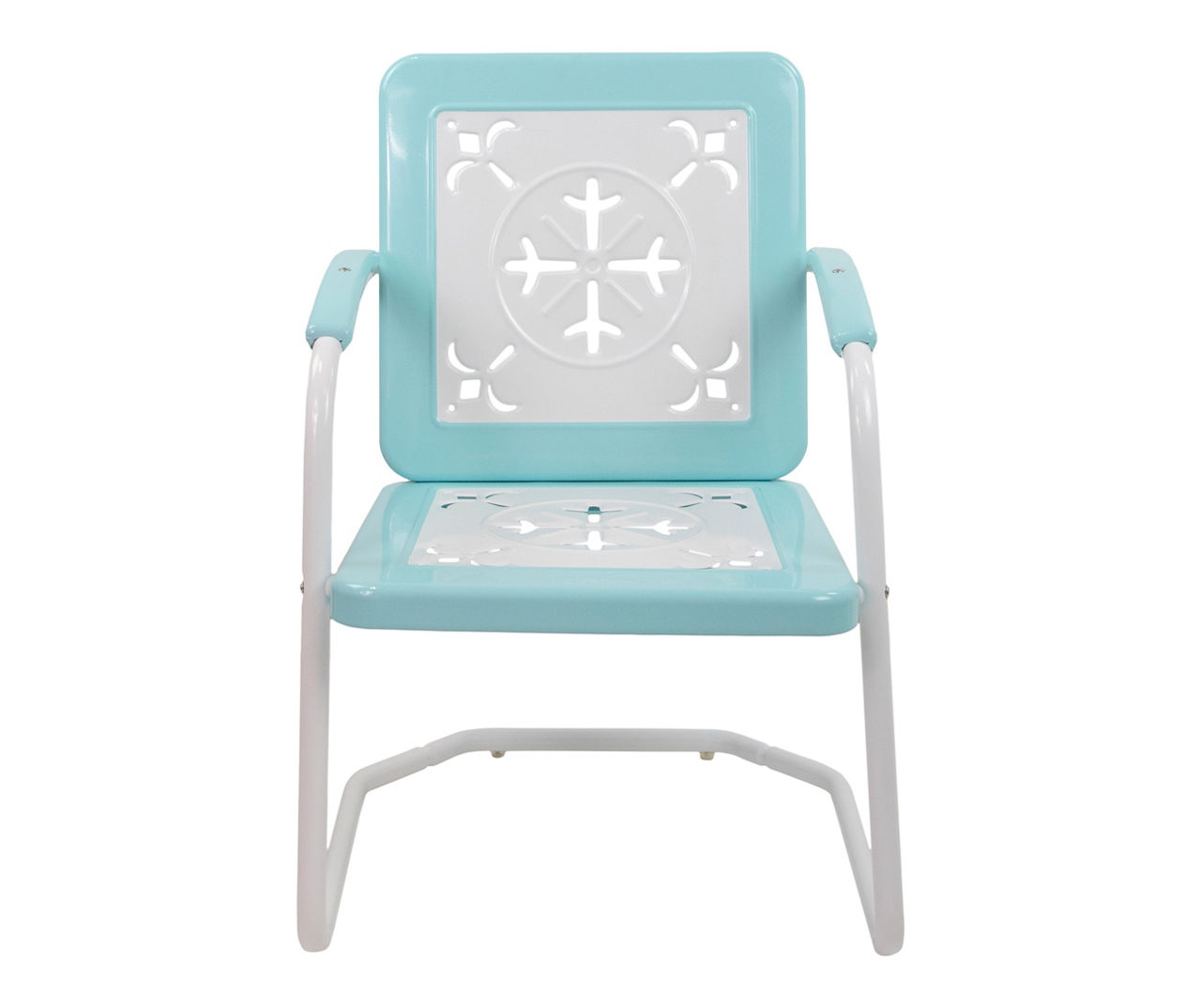 Retro metal patio online chairs