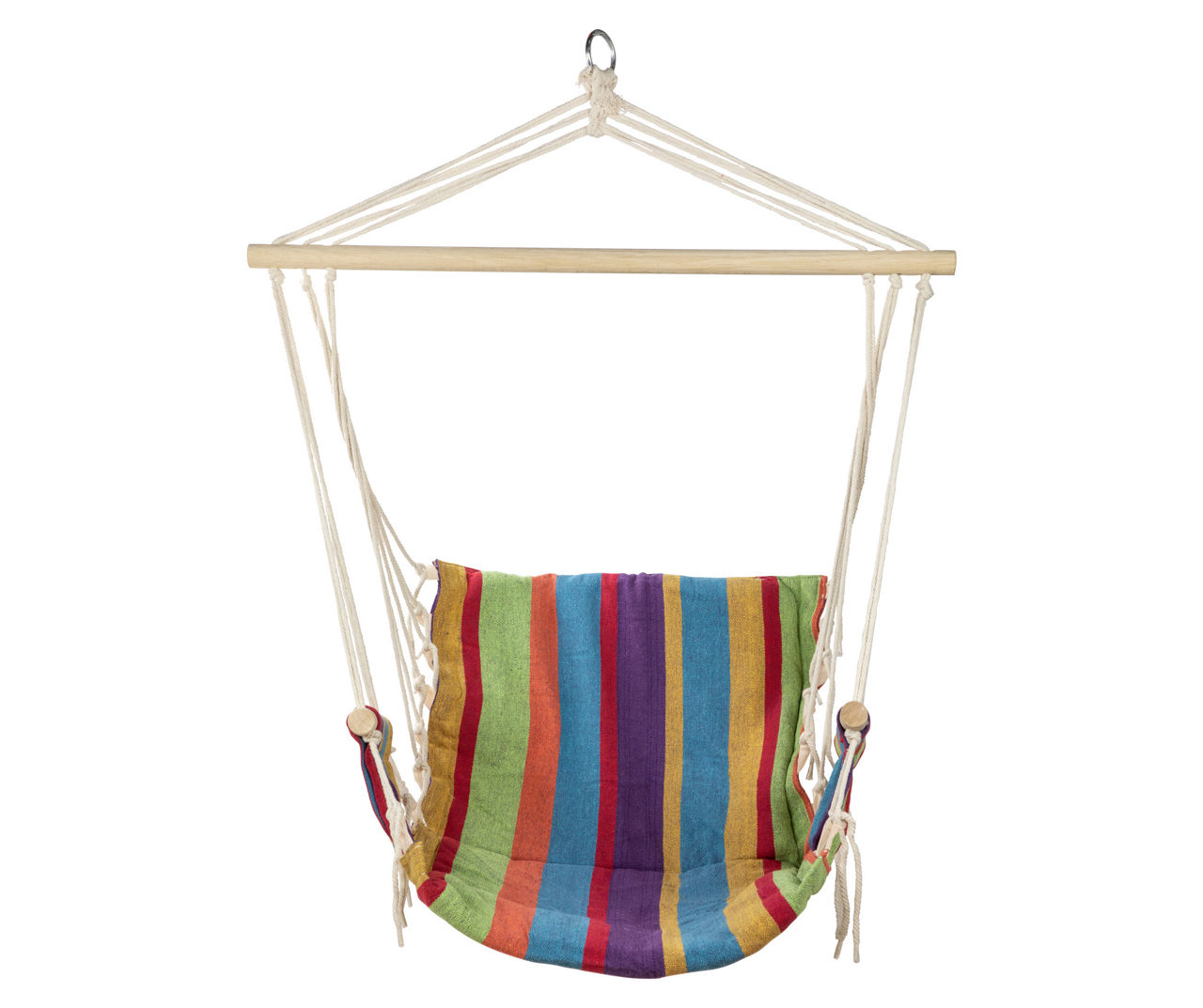 Hammock Chair With Foot Rest Green/Blue