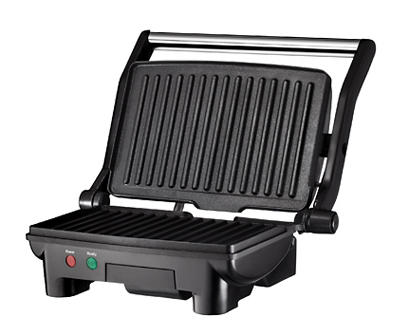New House Kitchen Stainless Steel 2-Slice Panini Press