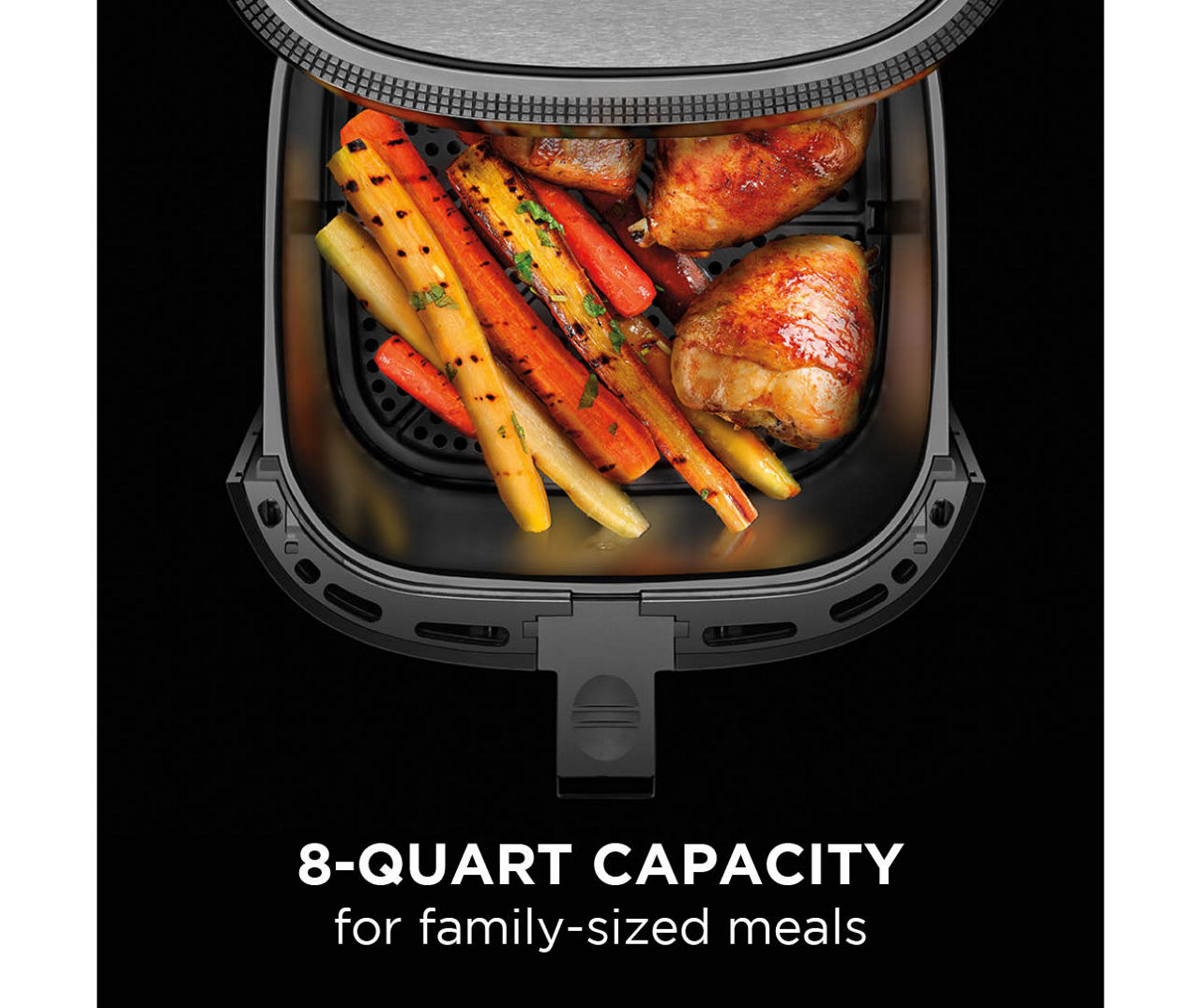 Chefman Flat Basket Air Fryer - Black, 6.8 qt - Jay C Food Stores