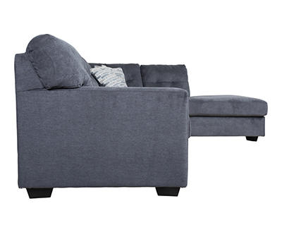 Bowdre Gunmetal Left-Arm-Facing Sofa Piece