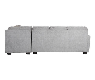 Dudlee Smoke Right-Arm-Facing Corner Chaise Piece