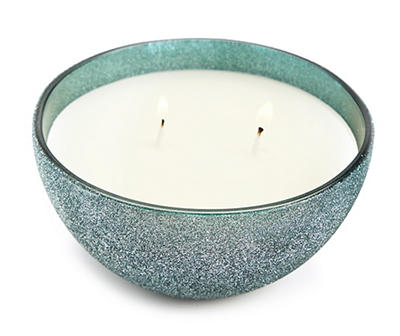 Frosted Forest Nordic Nights 2-Wick Glitter Bowl Candle, 10.5 Oz.