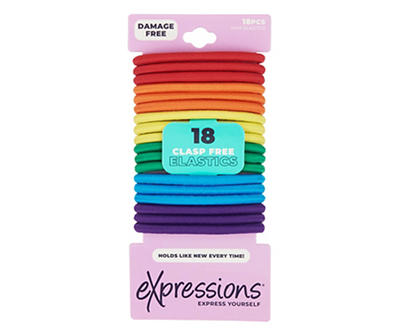 Expressions Bright 18-Count Hair Tie Set