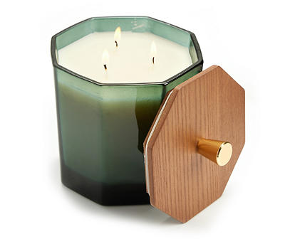 Festive Gathering Frosted Pine & Eucalyptus 3-Wick Candle, 23.5 Oz.
