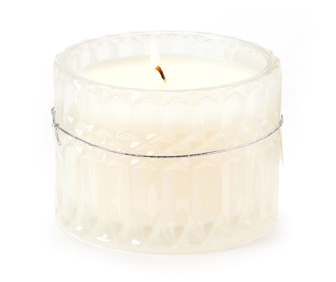 Frosted Forest Frosted Spruce Cut Glass Candle, 6.5 Oz.