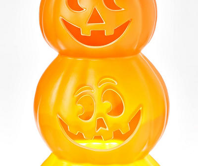 Let's Party Pumpkin 18.2" Jack O'Lantern LED Pumpkin Stack