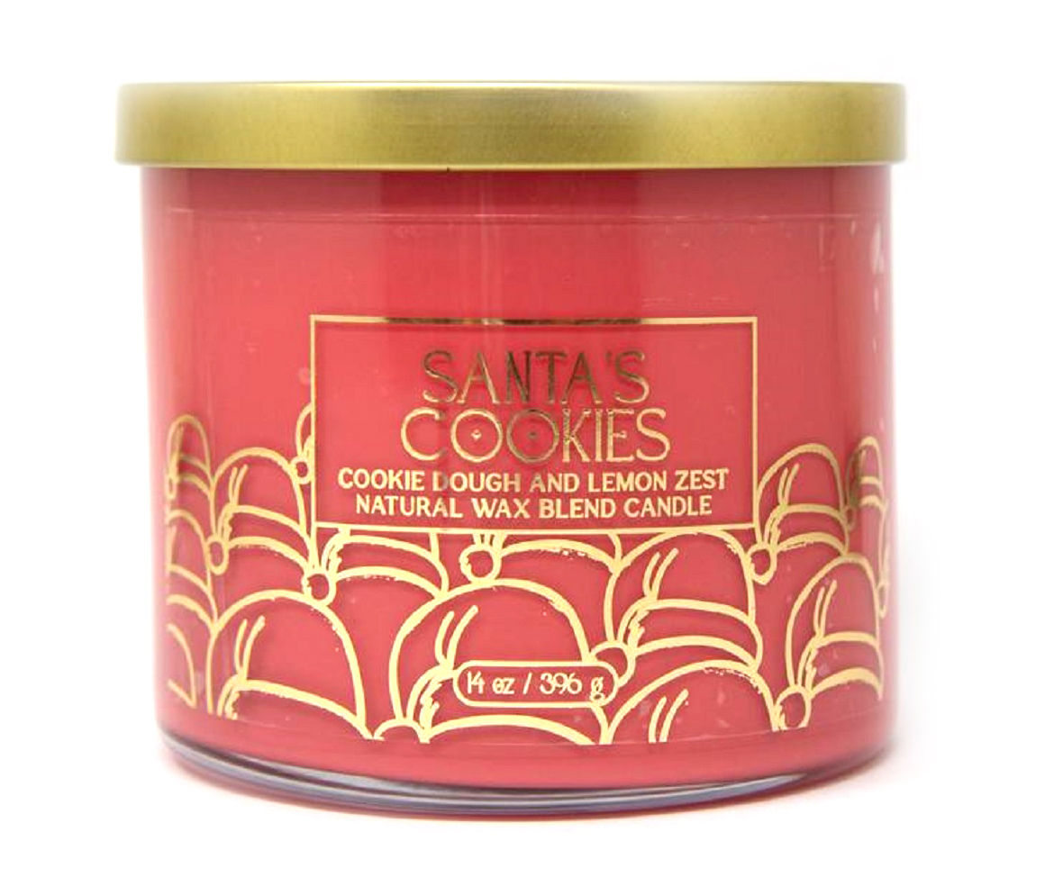 Santa's Cookies 3-Wick Candle, 14 Oz.