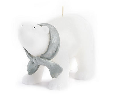 Frosted Forest Polar Bear Unscented Candle