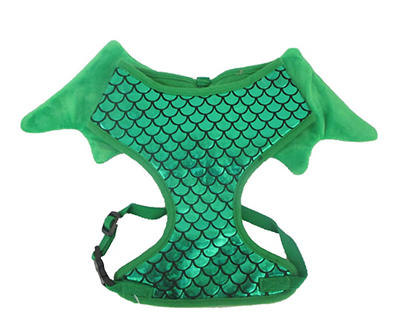 Pet Small/Medium Green Dragon Harness