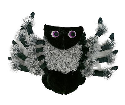 Pet Medium Black & Gray Spider Costume