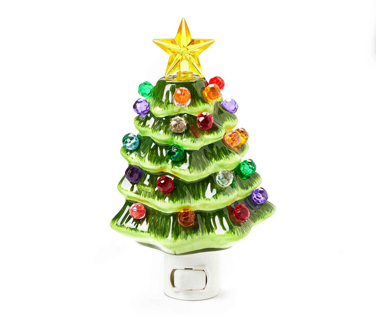 Bright Light-Up Ceramic Christmas Tree