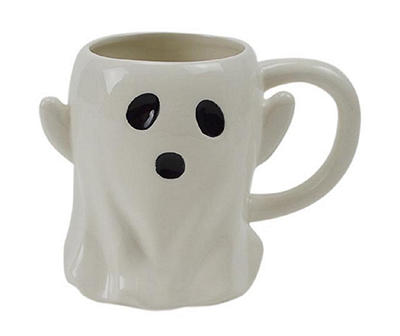 Ghost Figural Ceramic Mug, 18 Oz.