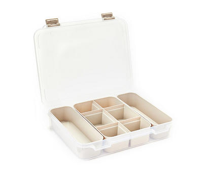 Pumice Gray Divided Storage Case