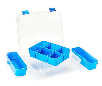 Summer Blue Divided Storage Case