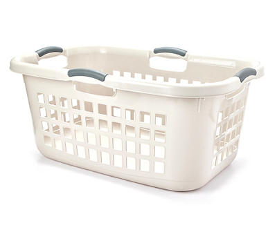 Pumice & Gray 2-Bushel Laundry Basket