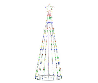9' Multi-Color Smart LED String Light Tree