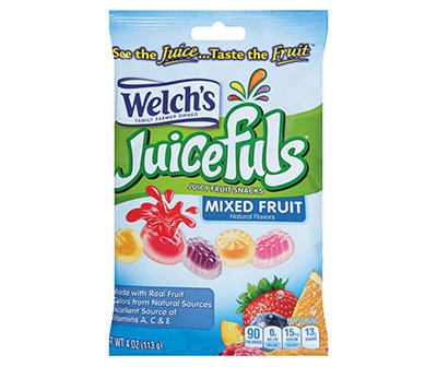 Juicefuls Mixed Fruit Snacks, 4 Oz.