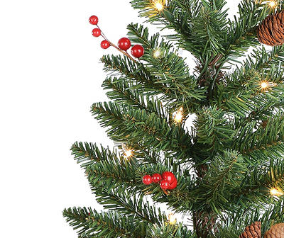 "Merry Christmas" Light-Up Tree & Gift Bag in Wagon