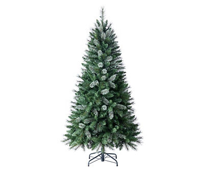 6' Bennet Pine Pre-Lit Artificial Christmas Tree with Clear Lights